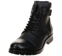 JACK & JONES Jfwalbany Leather Anthracite STS, Bottes Motardes Homme, Gris, 41 EU