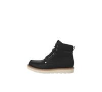 JACK & JONES Jfwarchway Pu Moc Boot, Bottines à lacets pour homme, anthracite, 41 EU