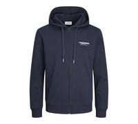 JACK & JONES Jjalvis Sweat zippé à Capuche Veste de survêtement, Blazer Bleu Marine, L Homme