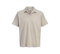 JACK & JONES Jjdevin Daytona Structure Resort Polo SS, Beige Clair, XL Hommes