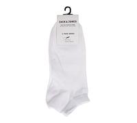 JACK & JONES Jjdongo Short Sock Socquettes, Blanc-Blanc, Taille Unique Homme