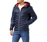 JACK & JONES Jje Hero Minimaliste Puffer Veste légère à capuche pour homme, Blazer bleu marine., S