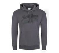 Jack & Jones JJEADRIAN Sweat à capuche pour homme, coupe droite, imprimé, noir, gris, vert, marron, beige, bleu, tailles S, M, L, XL, XXL, 3XL
