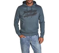 JACK & JONES JJEADRIAN Sweat pour homme, à capuche, coupe droite, noir, gris, vert, marron, beige, bleu, tailles S, M, L, XL, XXL, 3XL, M