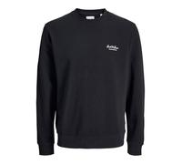 JACK & JONES Jjearchive Graphic Sweat à col Rond Noos, Noir, XXL