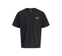 JACK & JONES Jjearchive Graphic Tee SS O-Neck Pls - Grande Taille, Noir, 6XL