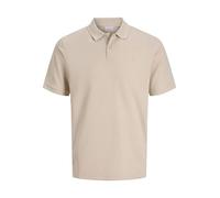 JACK & JONES Jjeaustin Polo SS Noos, Moonbeam/détail : Classique, S Hommes