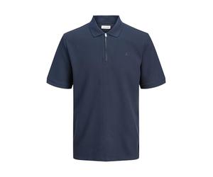 JACK & JONES Jjeaustin Polo zippé SS Noos Pls - Grande Taille, Blazer Bleu Marine., 5XL