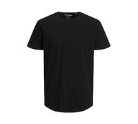 JACK & JONES JJEBASHER Tee O-Neck SS Noos T-Shirt, Noir/Coupe : Cheval, S Homme