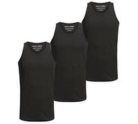 Jack & Jones JJEBASIC Débardeur pour homme, Noir , S