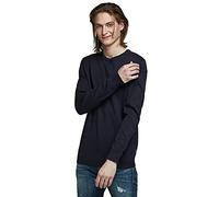 JACK & JONES Jjebasic Knit Crew Neck Noos, Pull Homme, Bleu (Navy Blazer), Small