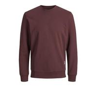 Jack & Jones JJEBASIC Sweat à col Rond pour Homme, Manches Longues, Port Royale/REG, XXL, Rouge (Port Royale/Reg), XXL