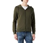 JACK & JONES Jjebasic Sweat Zip Hood Noos Veste à Capuche, Marron, S Homme
