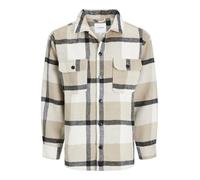 JACK & JONES Jjebradley Ollie Surchemise Ls Noos Pls Veste Chemise, Vaisselle, 3XL Homme