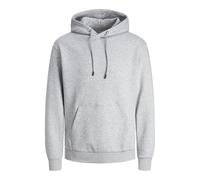 Jack & Jones Sweat à capuche Homme Jjebradley Noos Gris clair, poche kangourou M