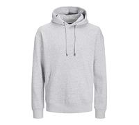 JACK & JONES Jjebradley Sweat À Capuche Noos Homme Sweatshirt à capuche, Gris Clair, S