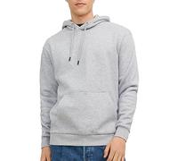 JACK & JONES Jjebradley Sweat À Capuche Noos Homme Sweatshirt à capuche, Gris Clair, S