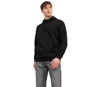 JACK & JONES Jjebradley Sweat À Capuche Noos Homme Sweatshirt à capuche, Noir, XXL