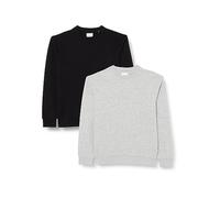 JACK & JONES Jjebradley Sweat Crew 2 pièces MP Maillot de survêtement, Noir + lgm, XL Homme
