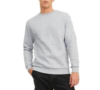 JACK & JONES Jjebradley Sweat Crew Noos Homme Sweater, Gris Clair, M