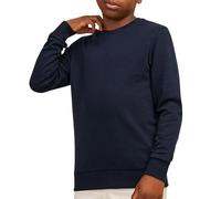 JACK & JONES Jjebradley Sweat Crew Noos Jnr Homme Maillot de survêtement, Bleu Fonce, 164