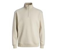 Jack & Jones Bradley Half Zip Sweater Beige S Homme
