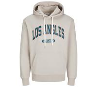 JACK&JONES JJEBRADLEY Varsity Sweat à Capuche Style, Beige Clair, M
