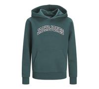 JACK & JONES Jjecaleb Varsity Noos JNR Sweat à Capuche, Atlantic Deep, 164