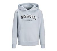 JACK & JONES Jjecaleb Varsity Noos JNR Sweat à Capuche, Bleu céleste, 176