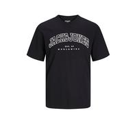 JACK & JONES Jjecaleb Varsity T-shirt Col Rond Noo Pls Homme T-shirt, Noir, 4XL