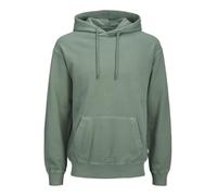 JACK & JONES Jjecharge Noos Sweat à Capuche délavé Sweatshirt, Iceberg Green, M Homme