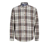 JACK & JONES Jjeclassic Automne Check Shirt Ls Sn Chemise à Manches Longues, Beige Clair, XS Homme