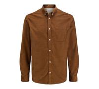 Jack & Jones Classic Cord Long Sleeve Shirt Marron M Homme