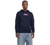 JACK & JONES Jjecorp Graphic Sweat à Capuche Noos Sweatshirt, Sky Captain/détail : 01, L Homme