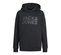 Jack & Jones Sweat à capuche Jjecorp Logo Noir 10 ans Garçon