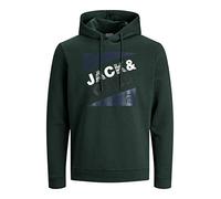 JACK & JONES Jjecorp Logo Sweat Hood Noos Ps Homme Hooded Sweatshirt, Light Grey Melange, 3XL Grande taille