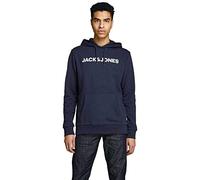 JACK & JONES Jjecorp Logo Sweat Hood Noos Ps Homme Hooded Sweatshirt, Navy Blazer, 6XL Grande taille