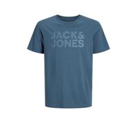 JACK & JONES Jjecorp Logo Tee Ss O-neck Noos Jnr Garçon T-shirt, Bleu Fonce, 152
