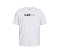 JACK & JONES Jjecorp Logo Tee SS O-Neck Noos T-Shirt, Blanc/imprimé : Play 5, S Hommes