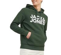 JACK & JONES Jjecorp Sweat À Capuche Noos Sweatshirt à capuche, Homme, Mountain View/Fit:reg /Large Print, S
