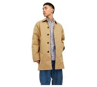 JACK & JONES Jjecrease Mac Coat Noos Manteau, Beige, L Hommes