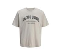 JACK & JONES Jjedenver Graphic Tee SS O-Neck Noos T-Shirt, Beige Clair, XL