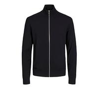 JACK & JONES Jjeemil Cardigan Noos à Fermeture éclair en Tricot, Noir, M Homme
