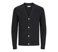 JACK & JONES Jjeemil Knit Button Cardigan Noos, Noir, XS Homme