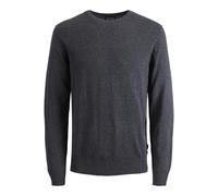 JACK & JONES Jjeemil Knit Crew Neck Noos Homme JJEEMIL COL ROND EN MAILLE NOOS, Dark Grey Melange, XXL
