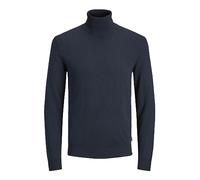 Jack & Jones Pull à col roulé JJEEMIL Knit Noos Bleu (Navy Blazer) XX-Large Homme