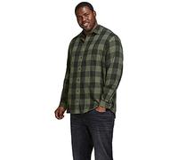 Jack & Jones Gingham Twill Long Sleeve Shirt Vert 3XL Homme