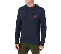 JACK & JONES JJEGORDON Shark Sweat Hood Noos Sweatshirt à Capuche, Blazer Bleu Marine/imprimé : Chili, M Homme