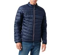 JACK & JONES Jjehero Puffer Collar Noos Homme Jacket, Blazer Bleu Marine/Détails : Fermeture Éclair Contrastée, M