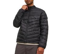 JACK & JONES Jjehero Puffer Collar Noos Homme Jacket, Noir, L